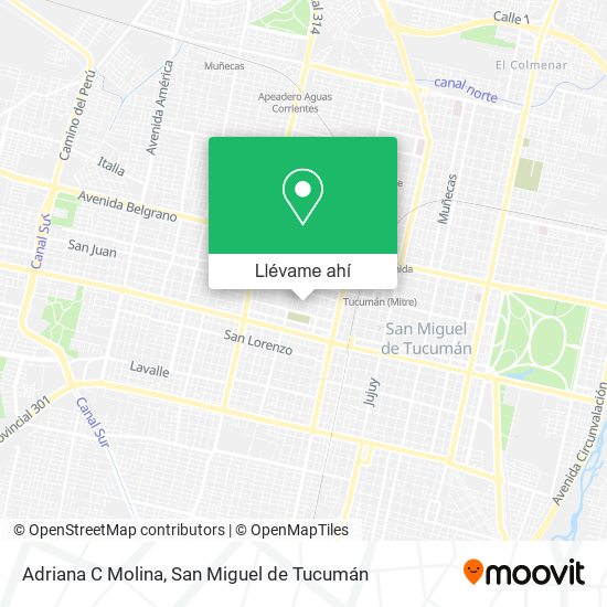 Mapa de Adriana C Molina