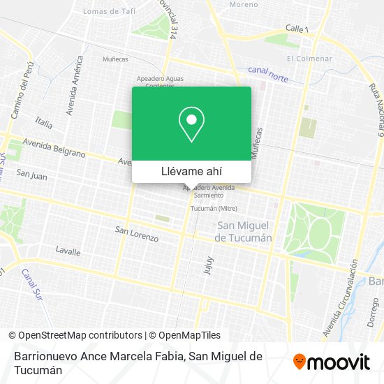 Mapa de Barrionuevo Ance Marcela Fabia