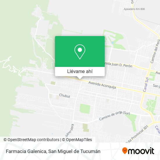 Mapa de Farmacia Galenica