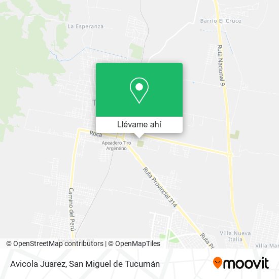 Mapa de Avicola Juarez