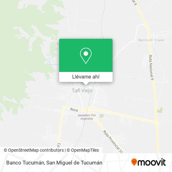 Mapa de Banco Tucumán