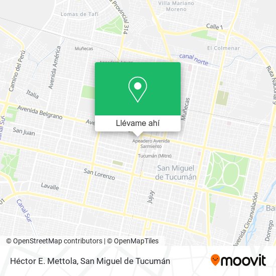 Mapa de Héctor E. Mettola