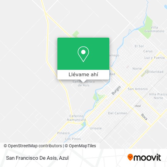 Mapa de San Francisco De Asís