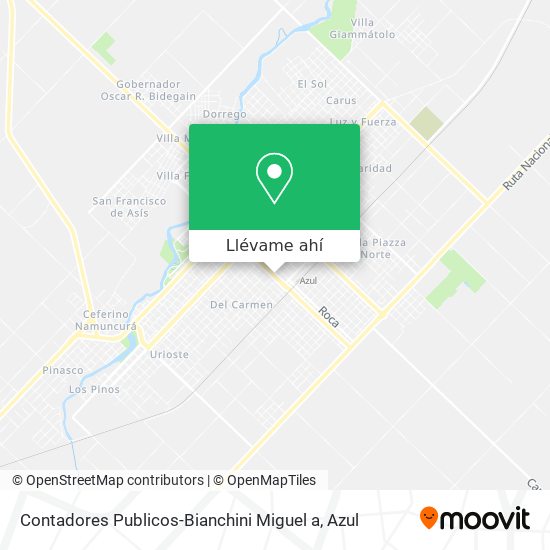 Mapa de Contadores Publicos-Bianchini Miguel a