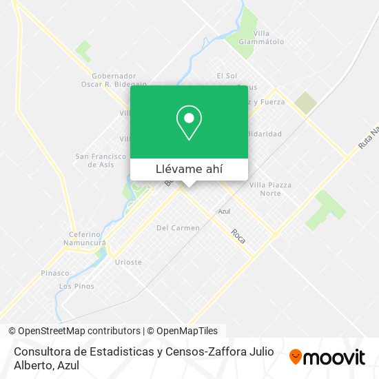 Mapa de Consultora de Estadisticas y Censos-Zaffora Julio Alberto