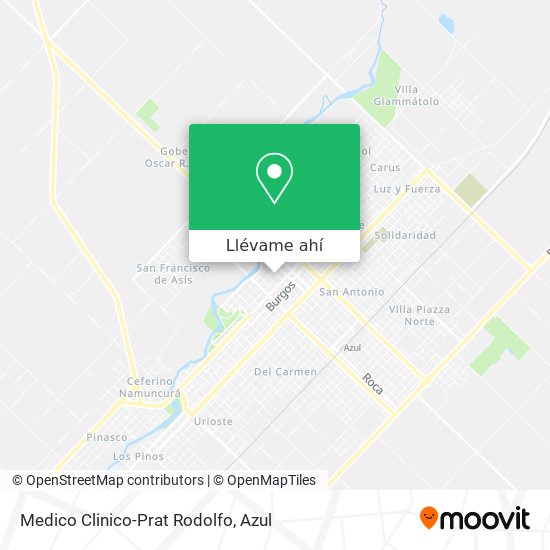 Mapa de Medico Clinico-Prat Rodolfo