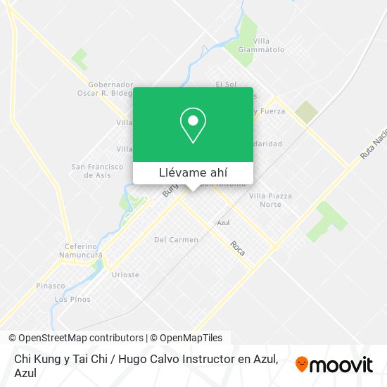 Mapa de Chi Kung y Tai Chi / Hugo Calvo Instructor en Azul