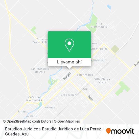 Mapa de Estudios Juridicos-Estudio Juridico de Luca Perez Guedes