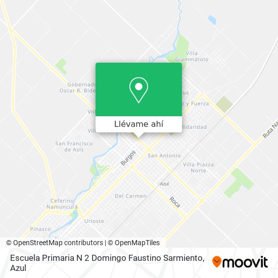 Mapa de Escuela Primaria N 2 Domingo Faustino Sarmiento