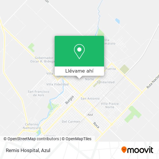 Mapa de Remis Hospital