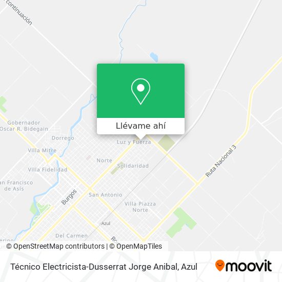 Mapa de Técnico Electricista-Dusserrat Jorge Anibal