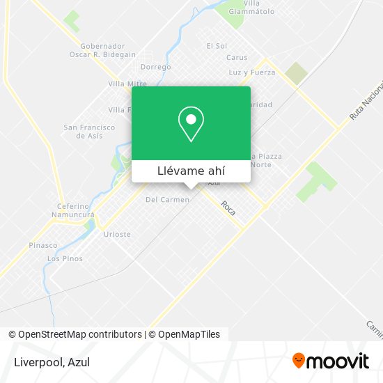 Mapa de Liverpool