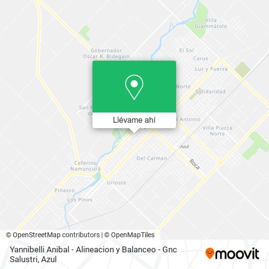 Mapa de Yannibelli Anibal - Alineacion y Balanceo - Gnc Salustri