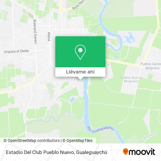 Cómo llegar a Estadio Del Club Pueblo Nuevo en Gualeguaychú en Autobús?