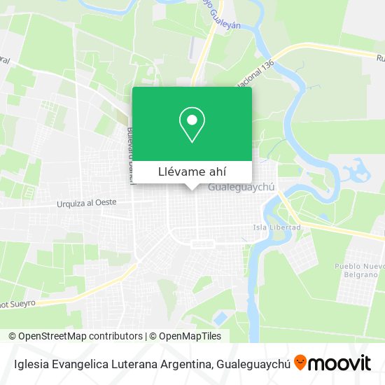 Cómo llegar a Iglesia Evangelica Luterana Argentina en Gualeguaychú en  Autobús?