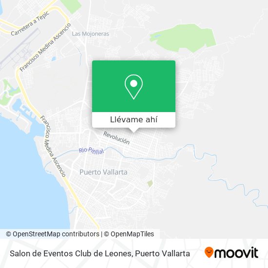 Cómo llegar a Salon de Eventos Club de Leones en Puerto Vallarta en Autobús?