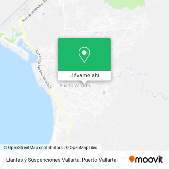 Mapa de Llantas y Suspenciones Vallarta