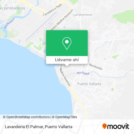 Mapa de Lavanderia El Palmar
