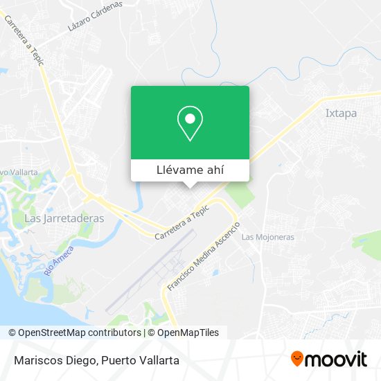 Cómo llegar a Mariscos Diego en Puerto Vallarta en Autobús?