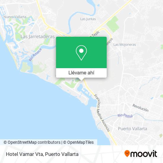 Mapa de Hotel Vamar Vta