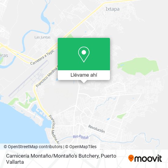 Mapa de Carnicería Montaño / Montaño's Butchery