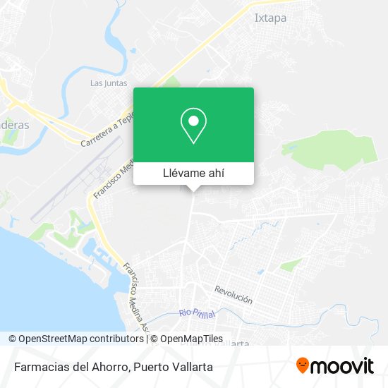 Mapa de Farmacias del Ahorro