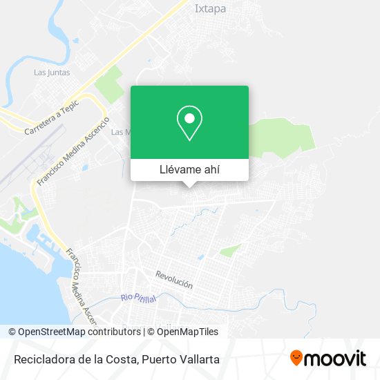 Mapa de Recicladora de la Costa