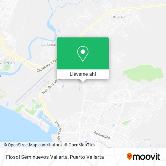 Mapa de Flosol Seminuevos Vallarta