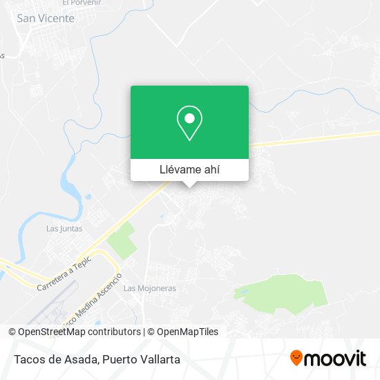 ¿Cómo llegar a Tacos de Asada en Puerto Vallarta en Autobús?