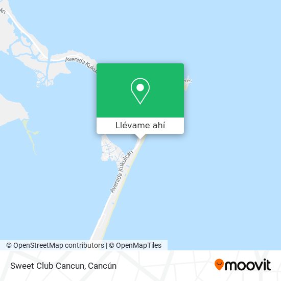 Mapa de Sweet Club Cancun