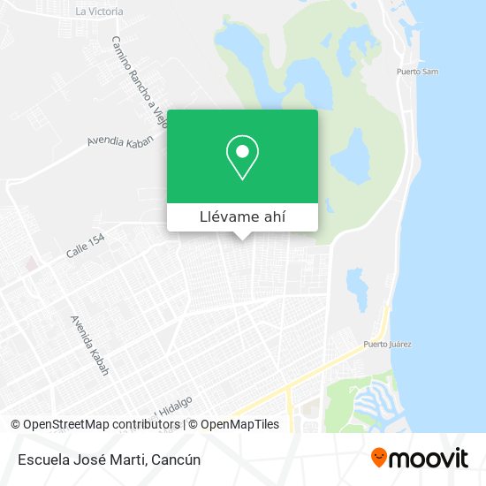 Mapa de Escuela José Marti