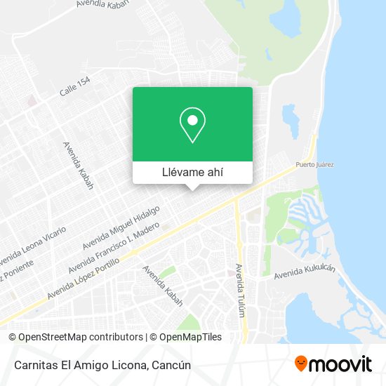 Mapa de Carnitas El Amigo Licona