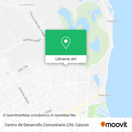 Mapa de Centro de Desarrollo Comunitario 236