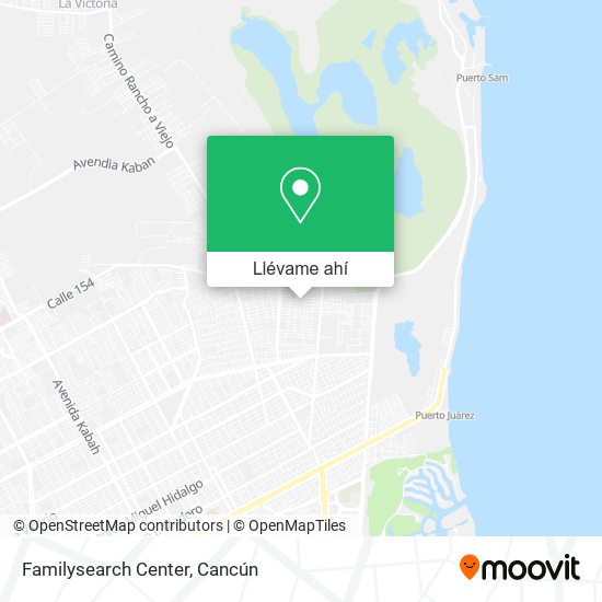 Mapa de Familysearch Center