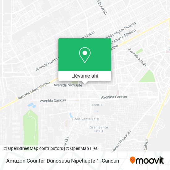 Mapa de Amazon Counter-Dunosusa Nipchupte 1