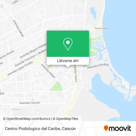 Mapa de Centro Podologico del Caribe