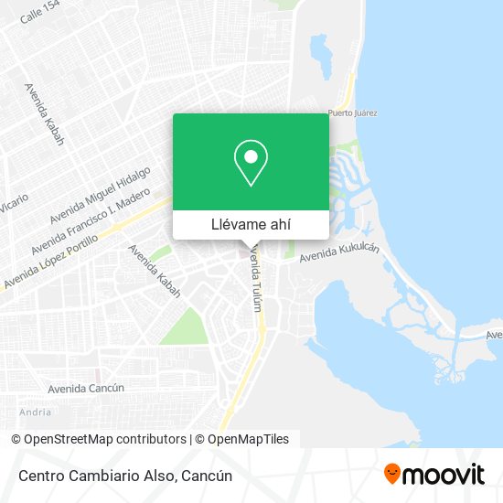 Mapa de Centro Cambiario Also