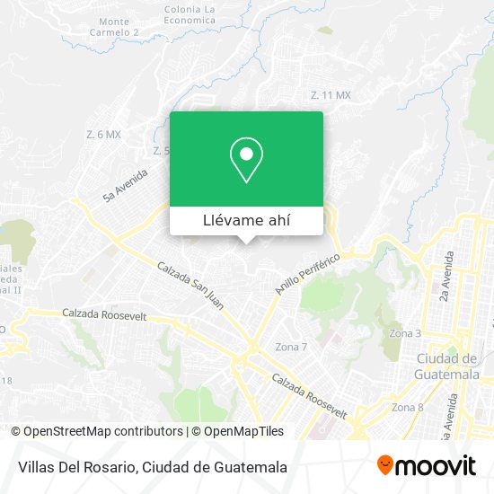 Mapa de Villas Del Rosario