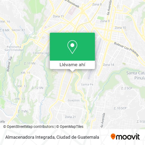 Mapa de Almacenadora Integrada