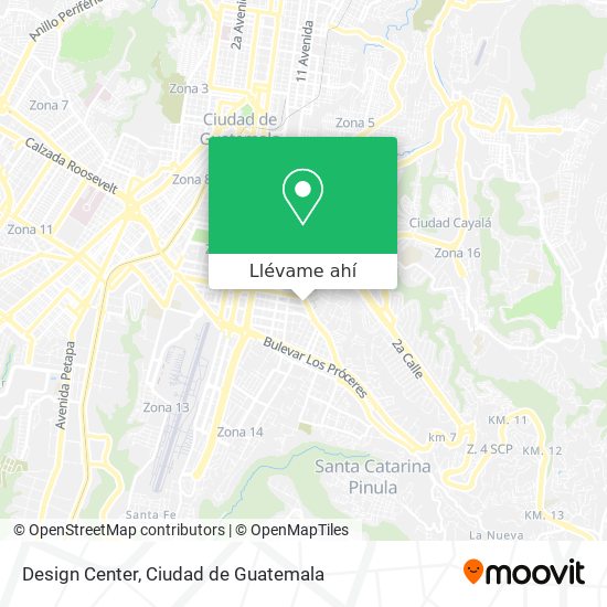 Mapa de Design Center