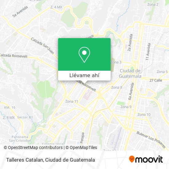 Mapa de Talleres Catalan