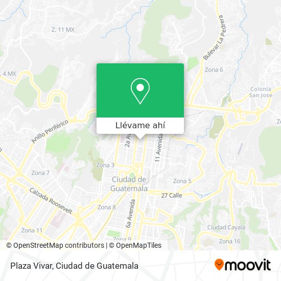 Mapa de Plaza Vivar