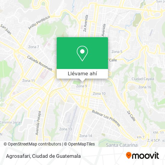 Mapa de Agrosafari