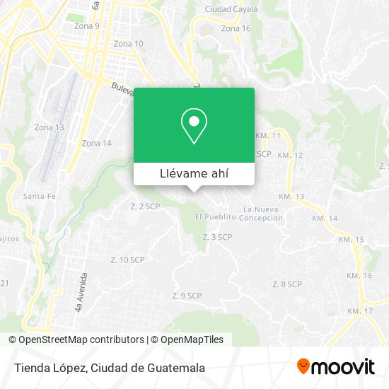 Mapa de Tienda López