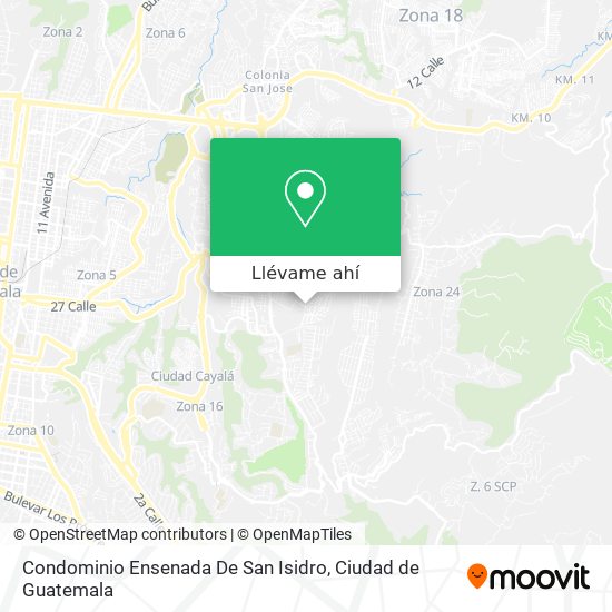 Mapa de Condominio Ensenada De San Isidro