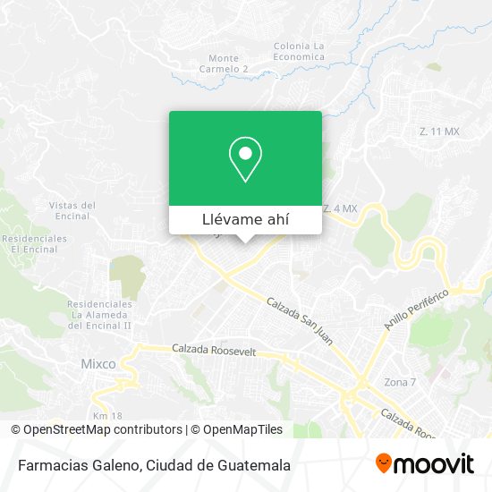 Mapa de Farmacias Galeno