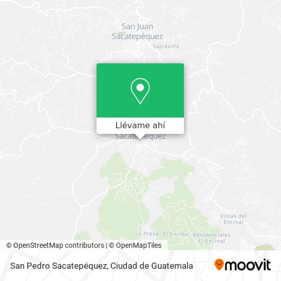 Mapa de San Pedro Sacatepéquez