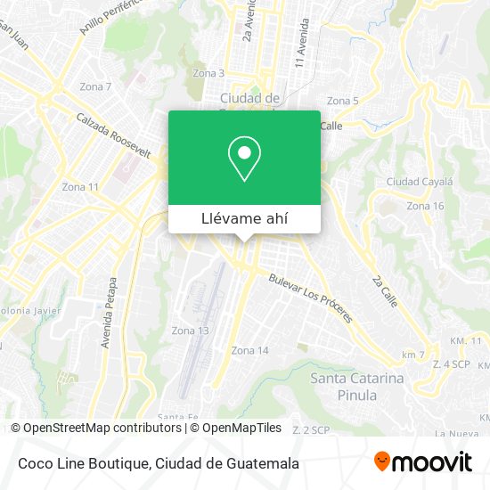 Mapa de Coco Line Boutique