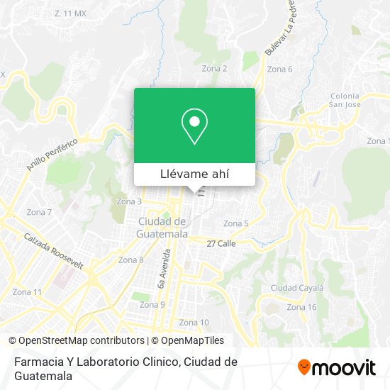 Mapa de Farmacia Y Laboratorio Clinico