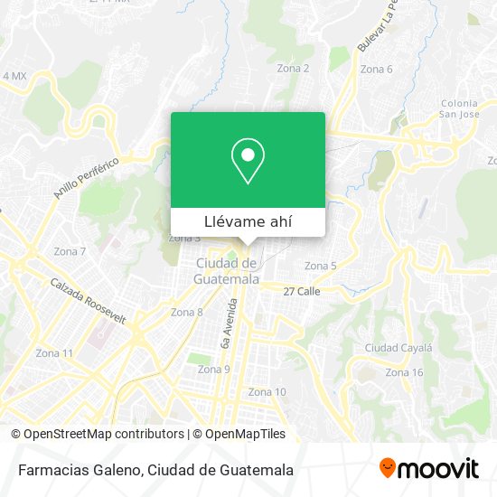 Mapa de Farmacias Galeno